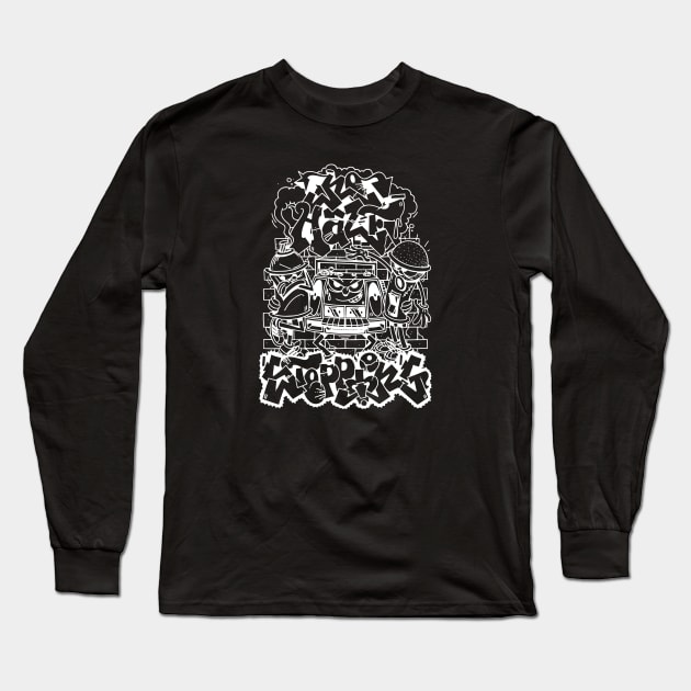 Hip Hop Culture Long Sleeve T-Shirt by Rayrock76